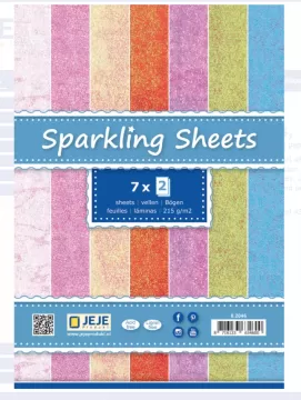 Sparkling Sheets, 14 pieces